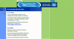 Desktop Screenshot of a1factoring.gobot.com