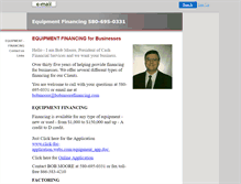 Tablet Screenshot of equipment-financing.gobot.com