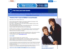 Tablet Screenshot of dallasdan.gobot.com
