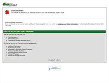 Tablet Screenshot of financing.gobot.com